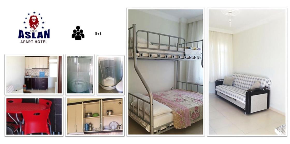 Saros Aslan Apart Hotel Vakif Exterior foto